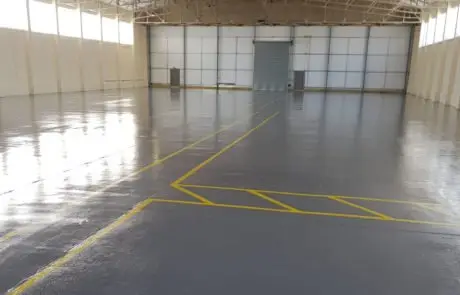 large warehouse flooring project completed
