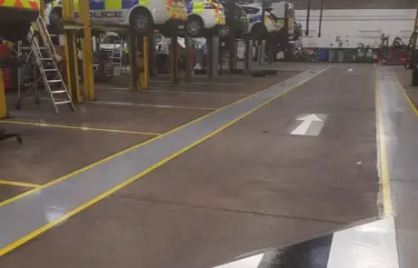 completed line marking for west yorkshire police